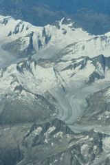 The Aletsch Glacier region from the air