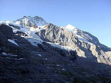 Jungfrau seen from the train August 2009