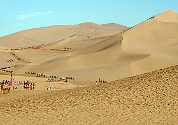 Mingsha sand dunes