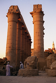 The colonnade, the Temple of Luxor
