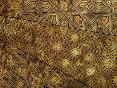 Wooden dome from the  Alhambra, Pergamon Museum