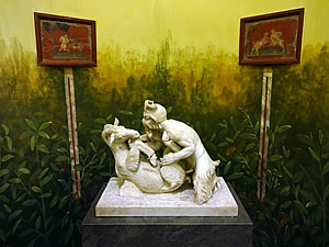 Naples erotic museum pan goat