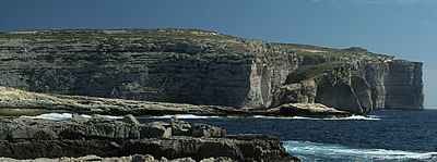 Looking south from Dwejra Point