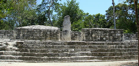 north east temple group, calakmul