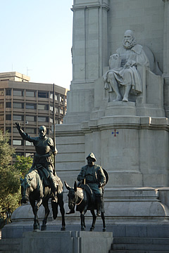 Madrid Cervantes monument