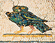 Owl mosaic, House of the Birds, italica