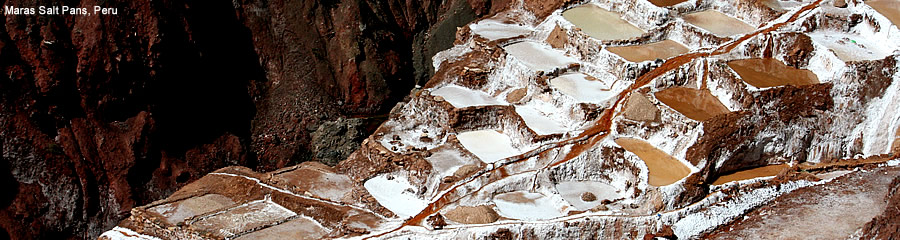 The Silk Route - World Travel: Maras Salt Pans, Peru